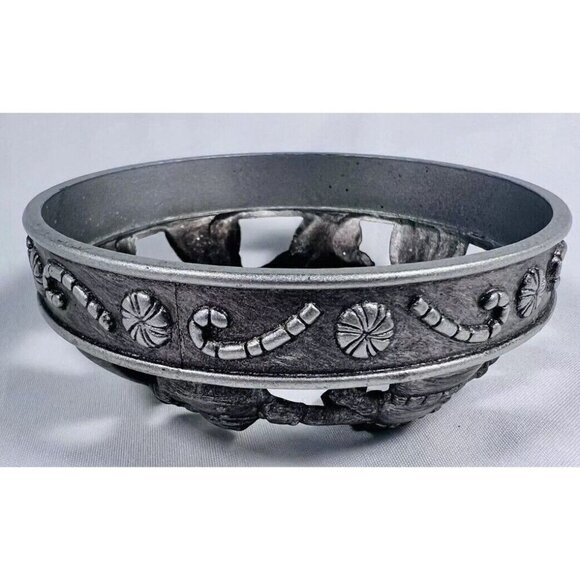 Preowned Decorative Yankee Candle Illuma Lid Jar Candle Toppers Snowmen‎ ( Used) - Picture 3 of 3